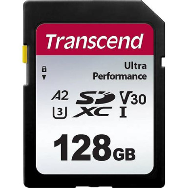 Transcend 128GB SDXC Ultra Performance Class 10 UHS-I V30 A2 TS128GSDC340S