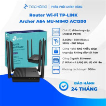 TP-Link Archer A64 AC1200 Wireless MU-MIMO WiFi Router ARCHER A64