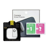 5D Full Glue edzett kamera üvegfólia  - iPhone 12 Pro átlátszó