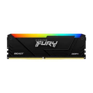 KINGSTON FURY Memória DDR4 8GB 3600MHz CL17 DIMM Beast RGB KF436C17BB2A/8 KINGSTON FURY Memória DDR4 8GB 3600MHz CL17 DIMM Beast RGB KF436C17BB2A/8