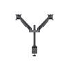 MULTIBRACKETS 2 karos asztali konzol, M VESA Gas Lift Arm Dual Black HD (15-32", max.VESA: 100x100 mm, 21 kg) 7350073732593