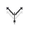 MULTIBRACKETS 2 karos asztali konzol, M VESA Gas Lift Arm Dual Black HD (15-32", max.VESA: 100x100 mm, 21 kg) 7350073732593