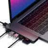 Satechi Aluminium TYPE-C PRO Hub (HDMI 4K,PassThroughCharging,2x USB3.0,2xSD,ThunderBolt 3) - Space Grey ST-CMBPM