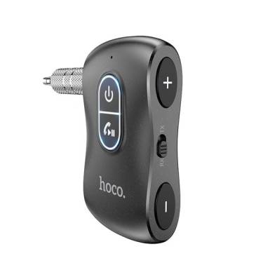 HOCO FM transmitter Bluetooth Jack 3,5 mm E73 Pro fekete HOCO FM transmitter Bluetooth Jack 3,5 mm E73 Pro fekete