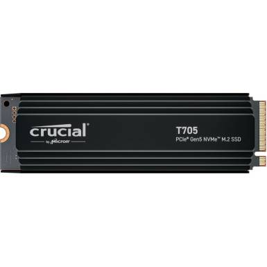 SSD Crucial 1TB T705 CT1000T705SSD5 PCIe 5.0 x4 M.2 NVME Gen5 mit K&uuml;hlk&ouml;rper CT1000T705SSD5
