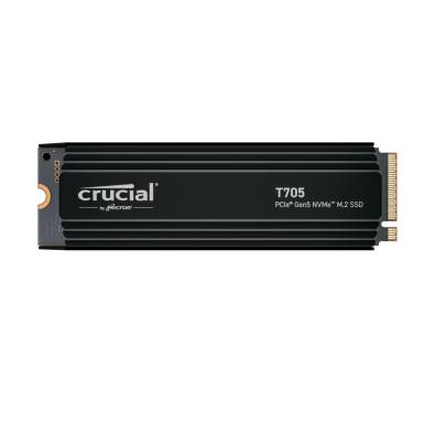 SSD Crucial 4TB T705 CT4000T705SSD5 PCIe 5.0 x4 M.2 NVME Gen5 mit Kühlkörper CT4000T705SSD5 SSD Crucial 4TB T705 CT4000T705SSD5 PCIe 5.0 x4 M.2 NVME Gen5 mit Kühlkörper CT4000T705SSD5