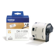 BROTHER DK-11209 elovágott öntapadós címke 800db/tekercs 29mm x 62mm White