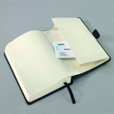 Jegyzetfüzet, exkluzív, A5, kockás, 194 oldal, keményfedeles, SIGEL "Conceptum", fekete